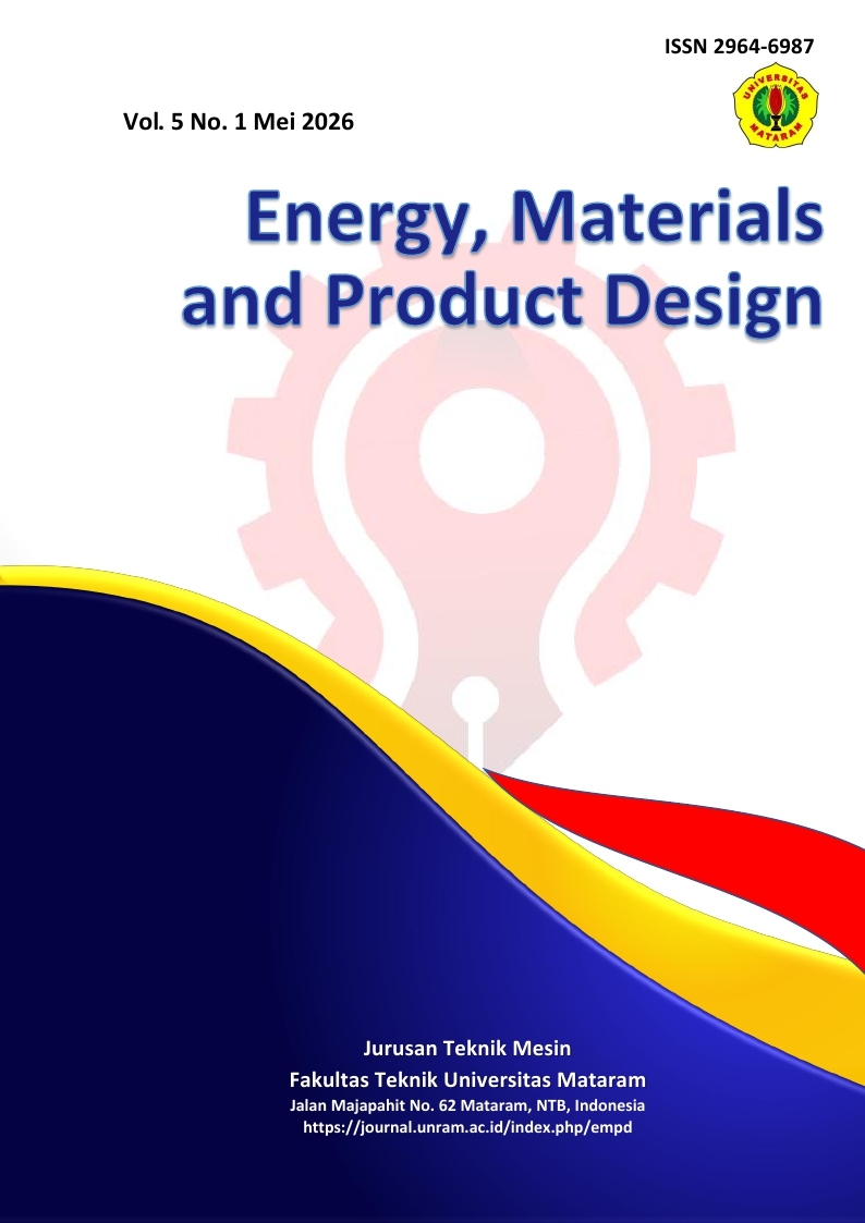 					View Vol. 5 No. 1 (2026): Energy, Materials and Product Design
				