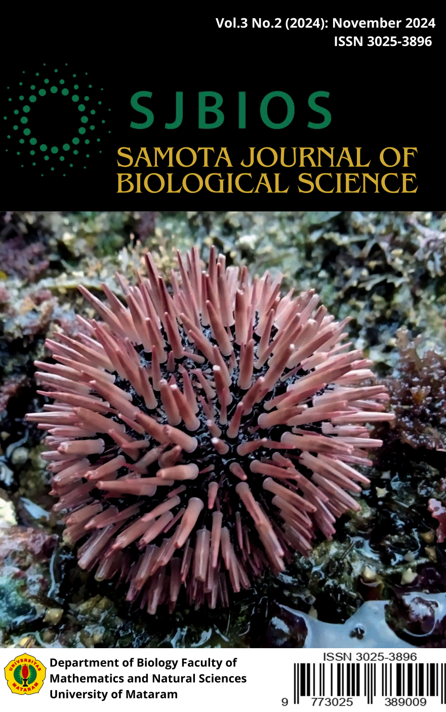 					View Vol. 3 No. 2 (2024): Samota Journal of Biological Sciences
				