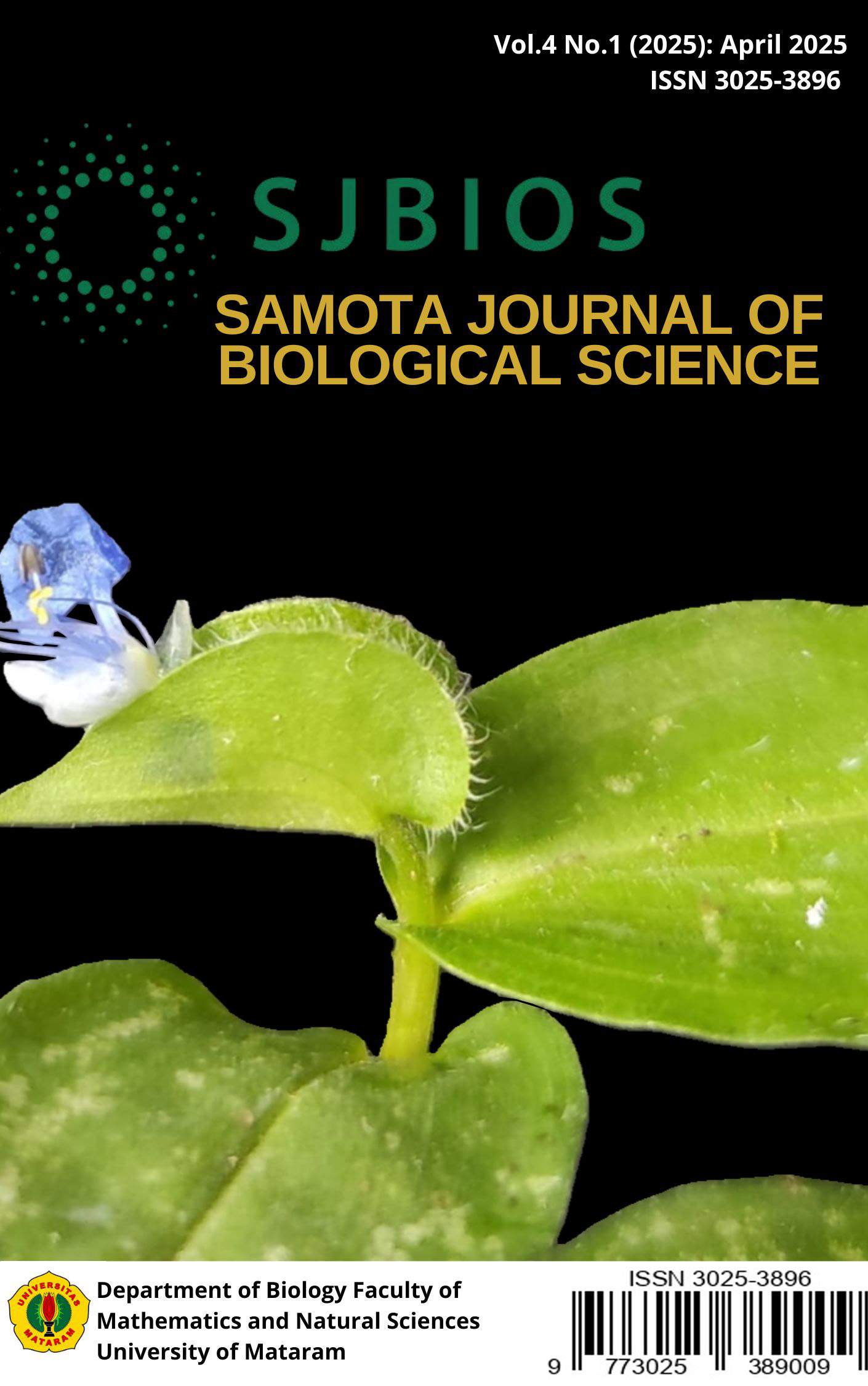 					View Vol. 4 No. 1 (2025): Samota Journal of Biological Sciences
				
