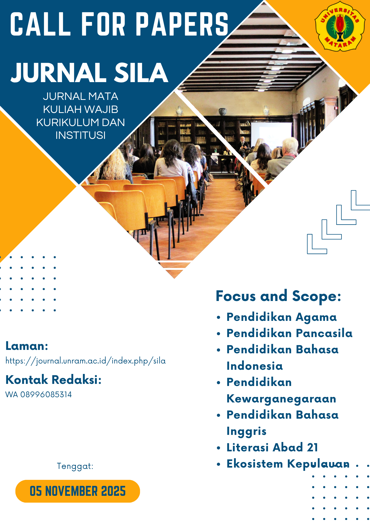 Call for Papers Jurnal SILA