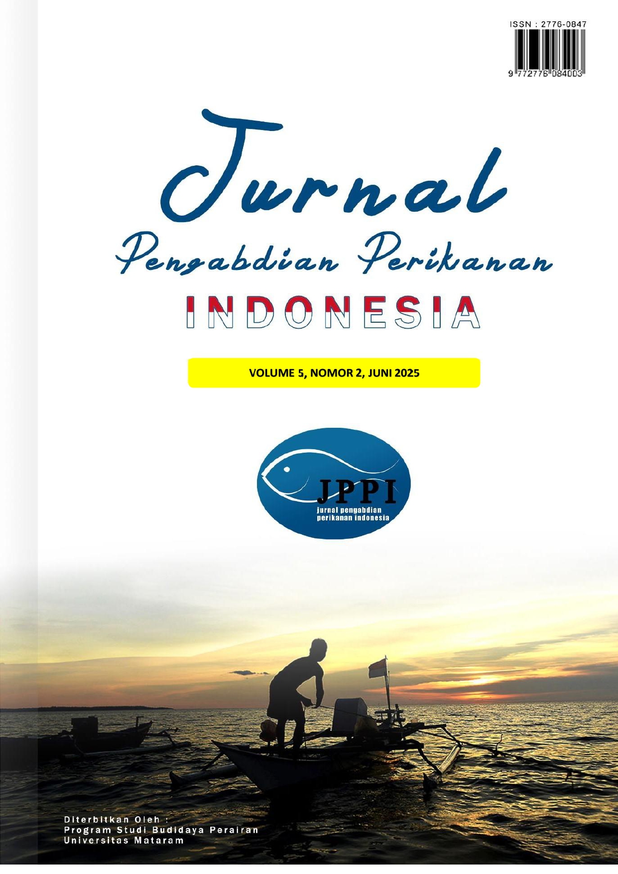 					View Vol. 5 No. 2 (2025): Indonesian Journal of Fisheries Community Empowerment
				