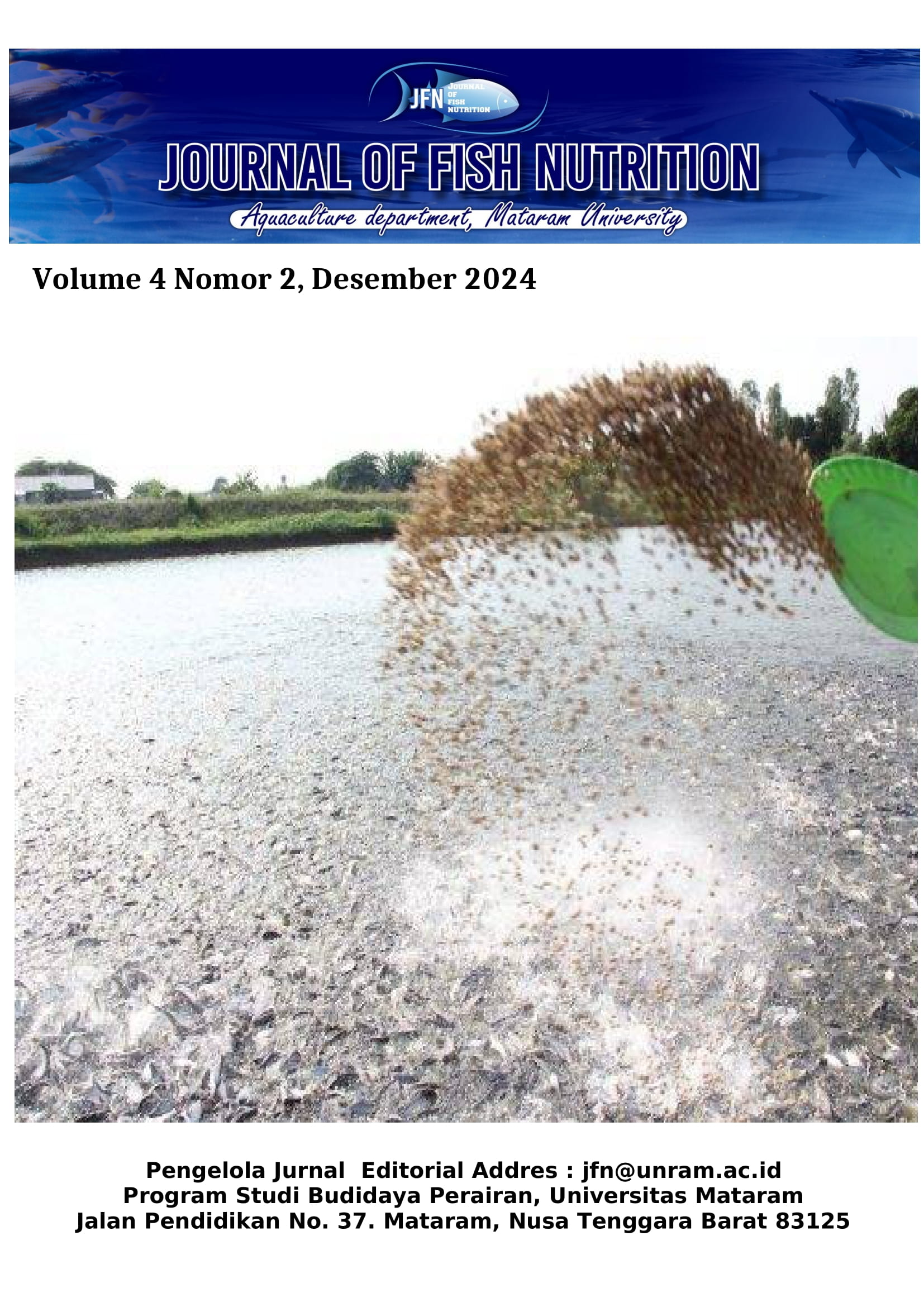 						View Vol. 4 No. 2 (2024): Journal Of Fish Nutrition
					